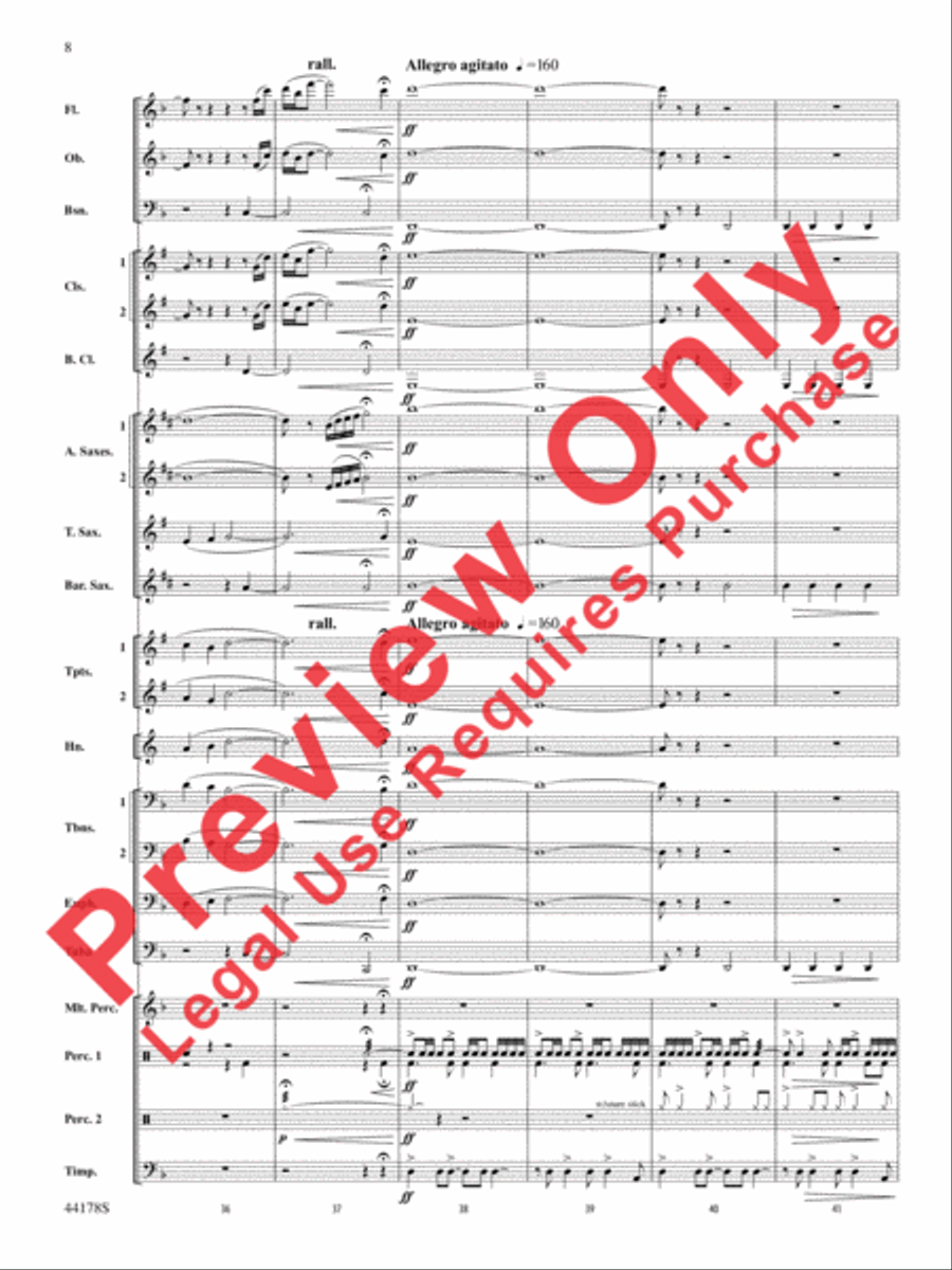 Intrepid Journey Concert Band scores gallery preview page 9