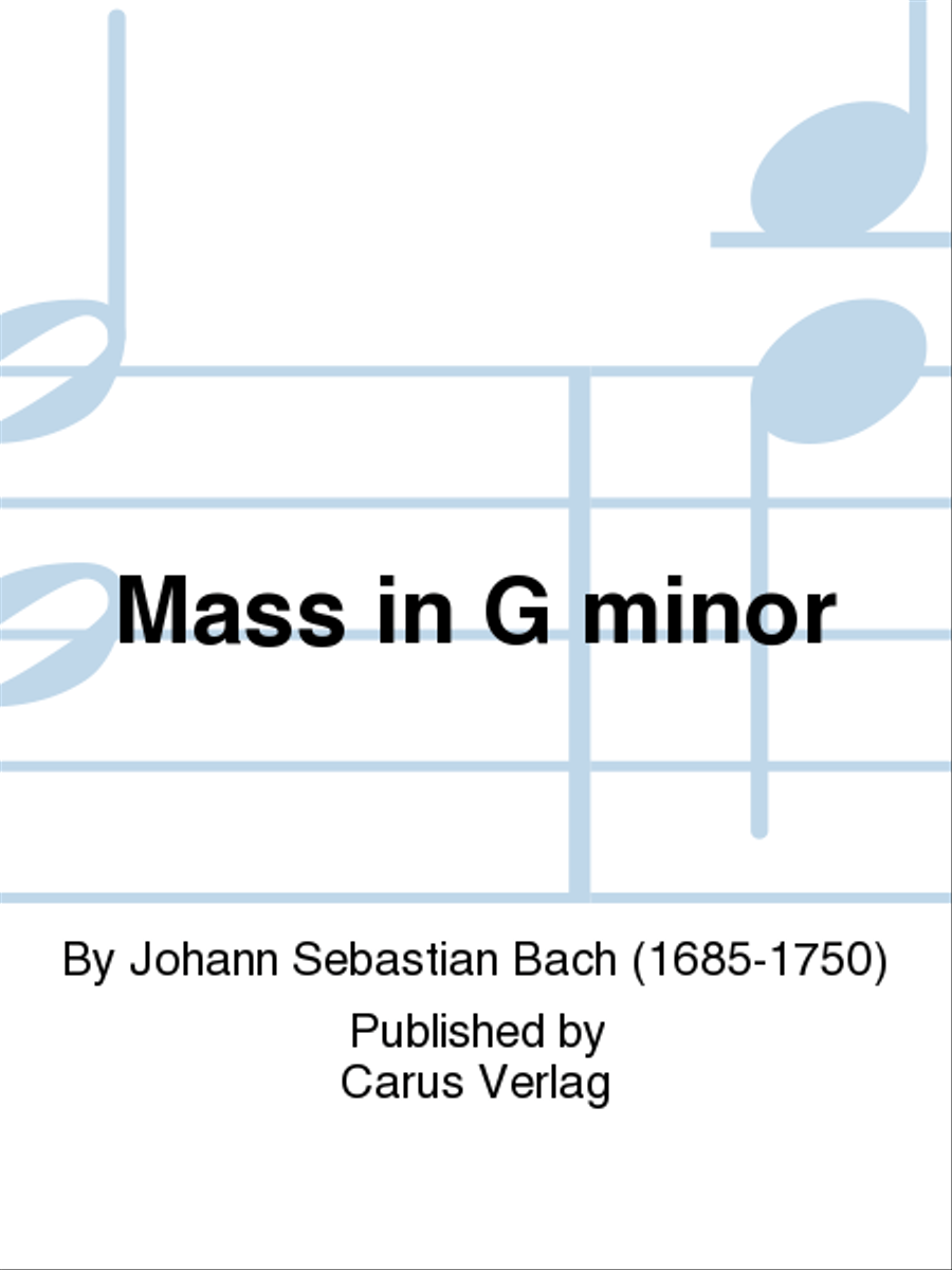 Mass in g minor Mass in g minor Orchestra scores gallery preview page 1
