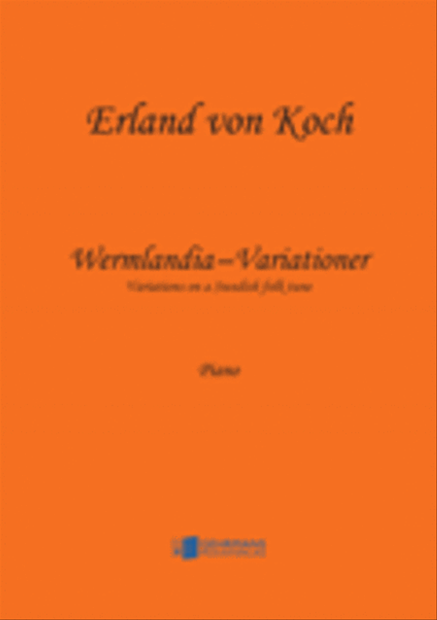 Wermlandia-Variationer Piano Solo scores gallery preview page 1