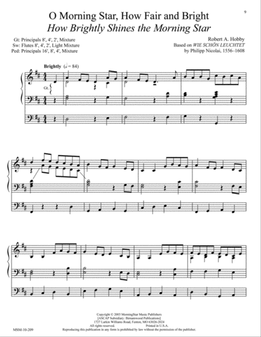 Three Epiphany Preludes, Set 2 Organ scores gallery preview page 5