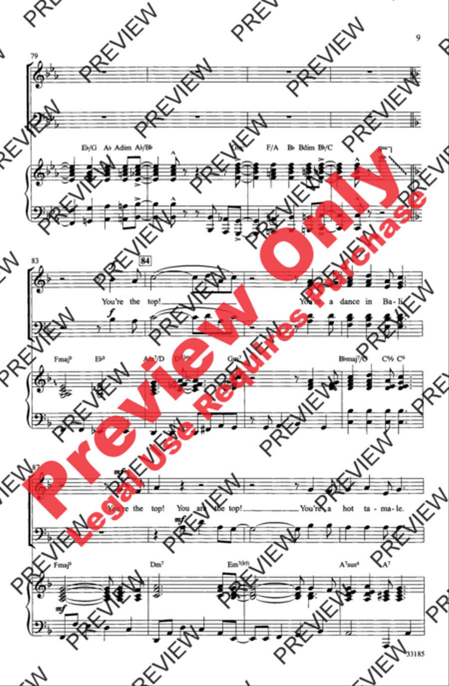 You're the Top 4-Part scores gallery preview page 9