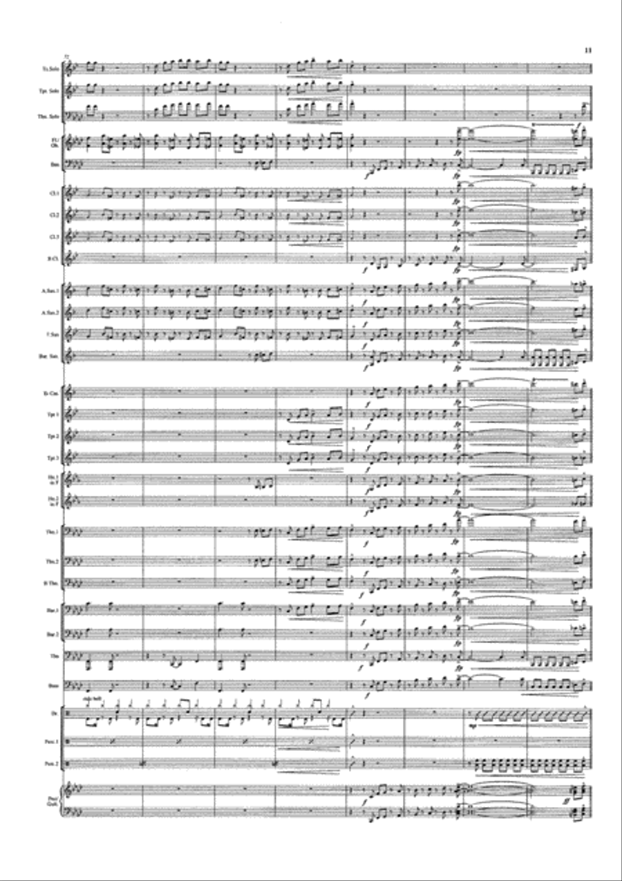 Combo Concertino Combo Concertino Concert Band scores gallery preview page 12