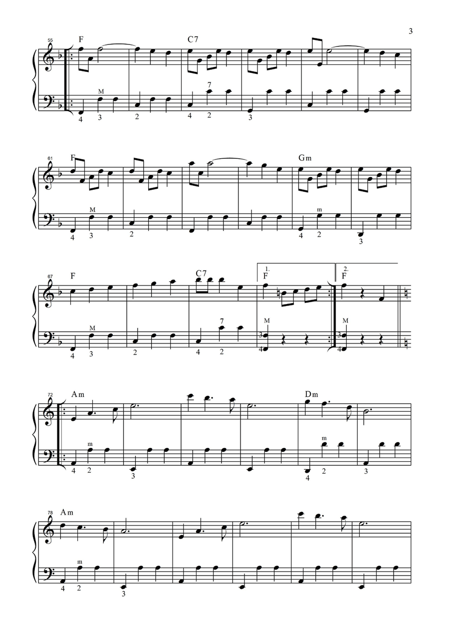 Waves of the Danube Accordion scores gallery preview page 4