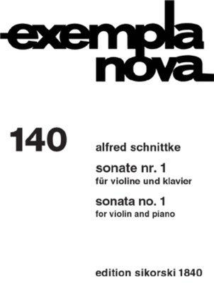 Sonata No1 For Violin/piano *** Replaces Sik6268 ***