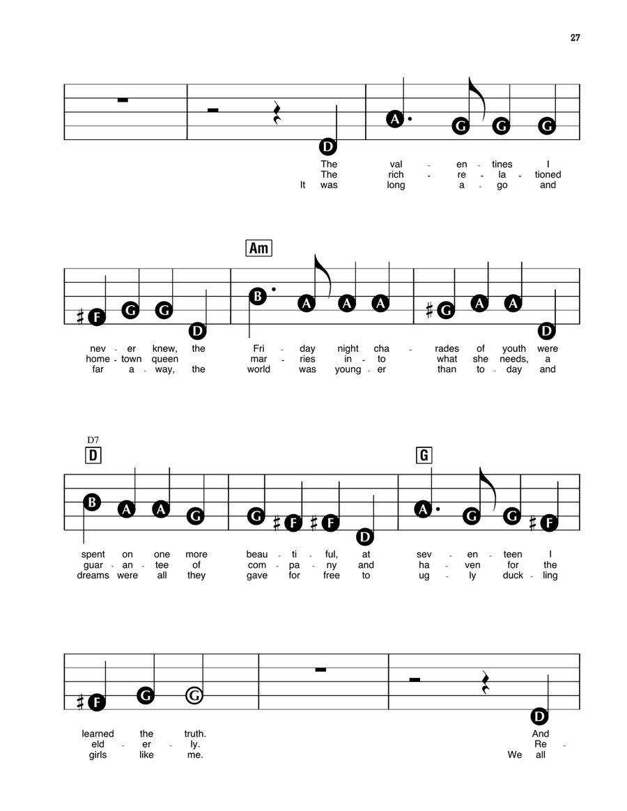 At Seventeen Electronic Keyboard scores gallery preview page 2