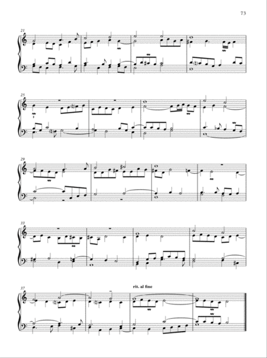 Oxford Book of Lent and Easter Organ Music for Manuals Organ Solo scores gallery preview page 73