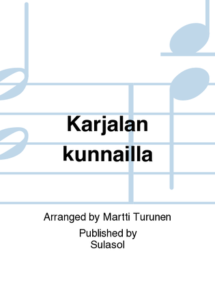 Book cover for Karjalan kunnailla