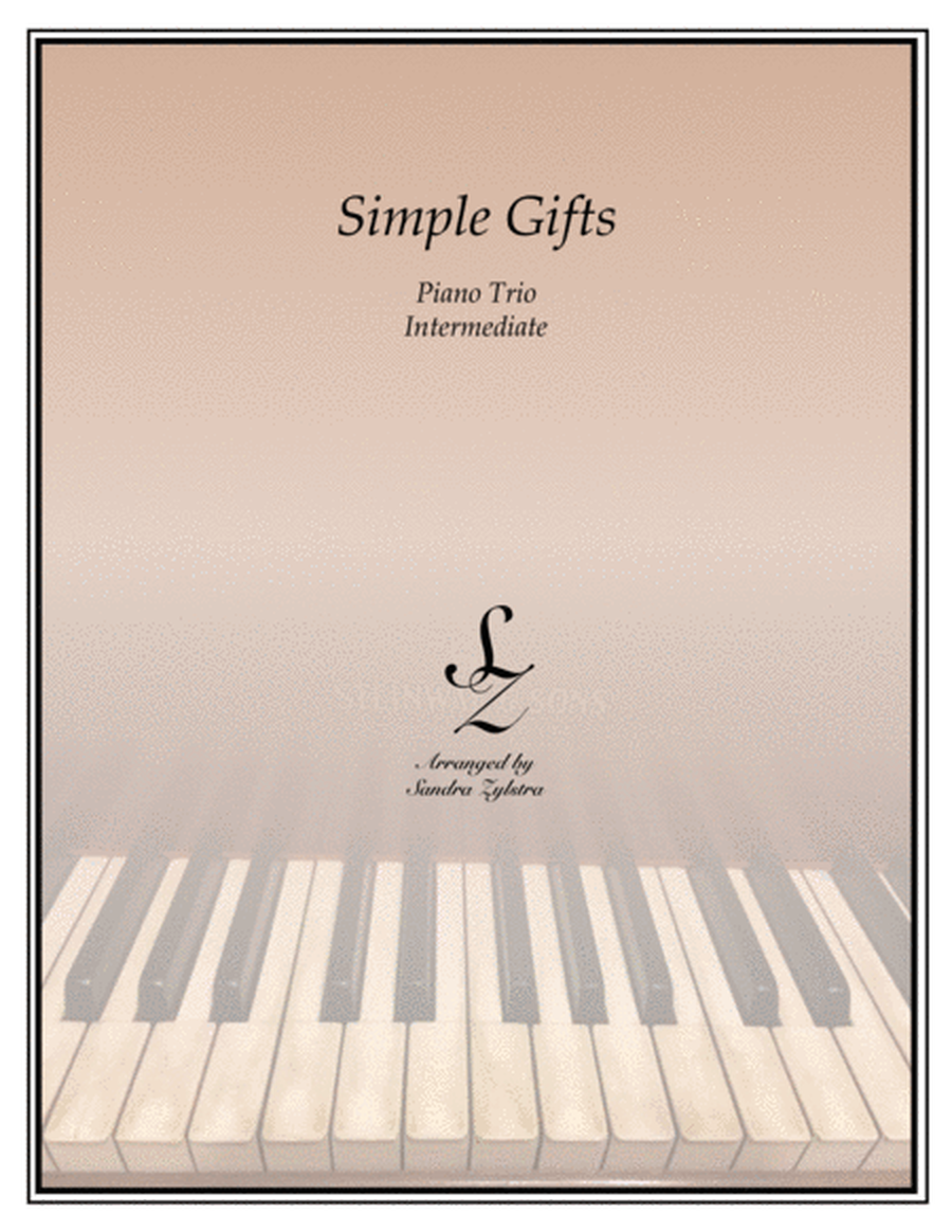 Simple Gifts (1 piano, 6 hands trio) image number null
