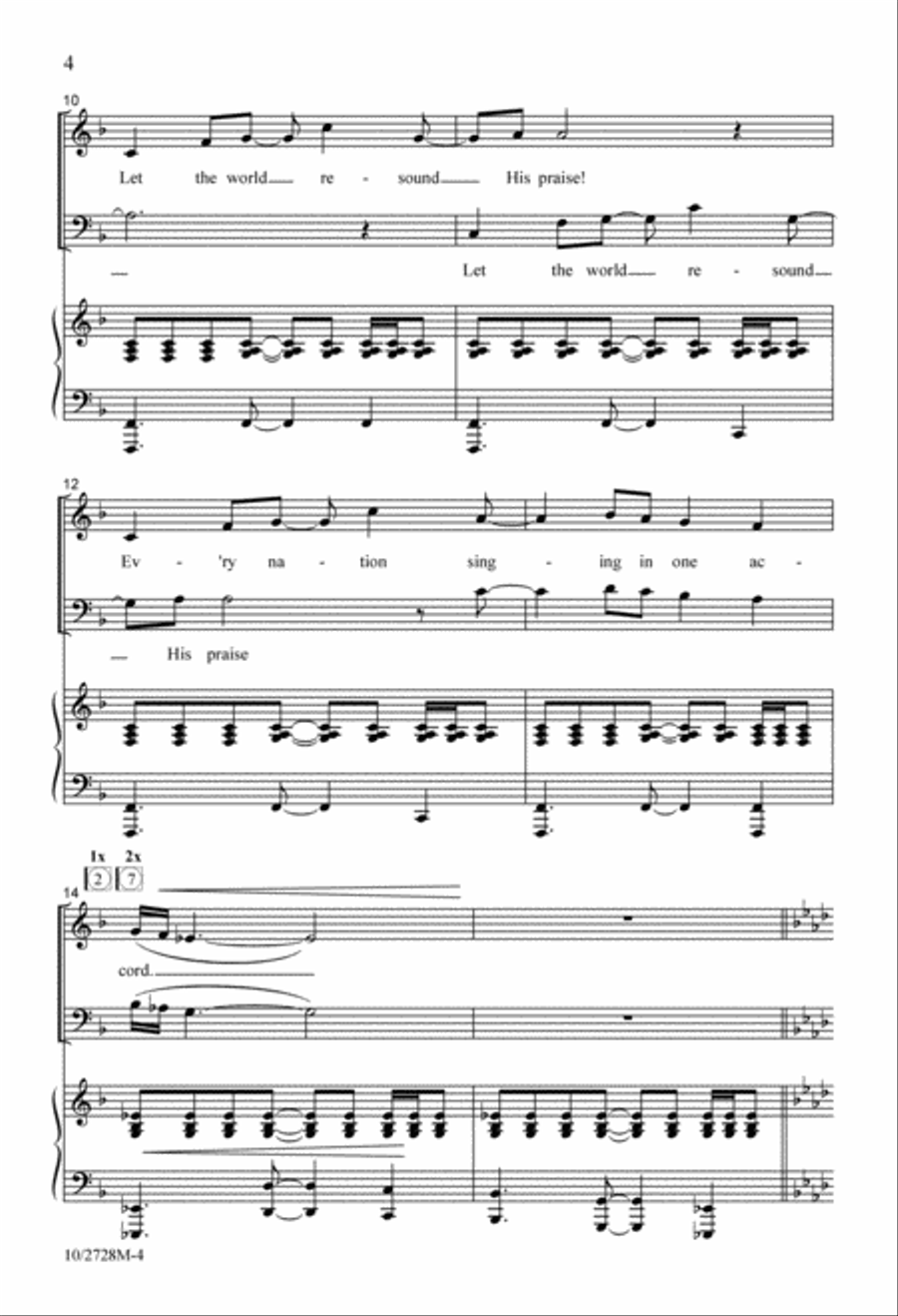 Let Creation Sing! 2-Part scores gallery preview page 4