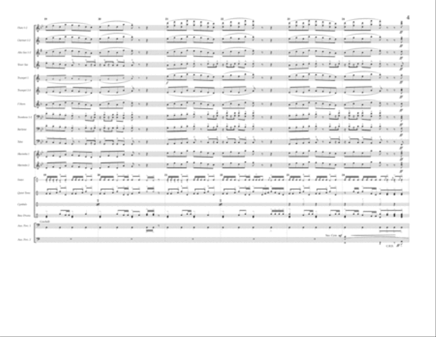 Sing - Full Score Marching Band scores gallery preview page 4