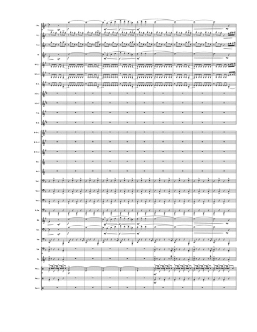 Ascending Everest Concert Band scores gallery preview page 4
