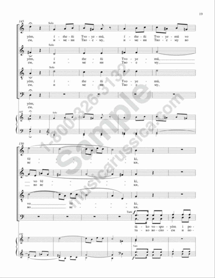 This Is the Day (Concerto No. 9) 4-Part scores gallery preview page 18