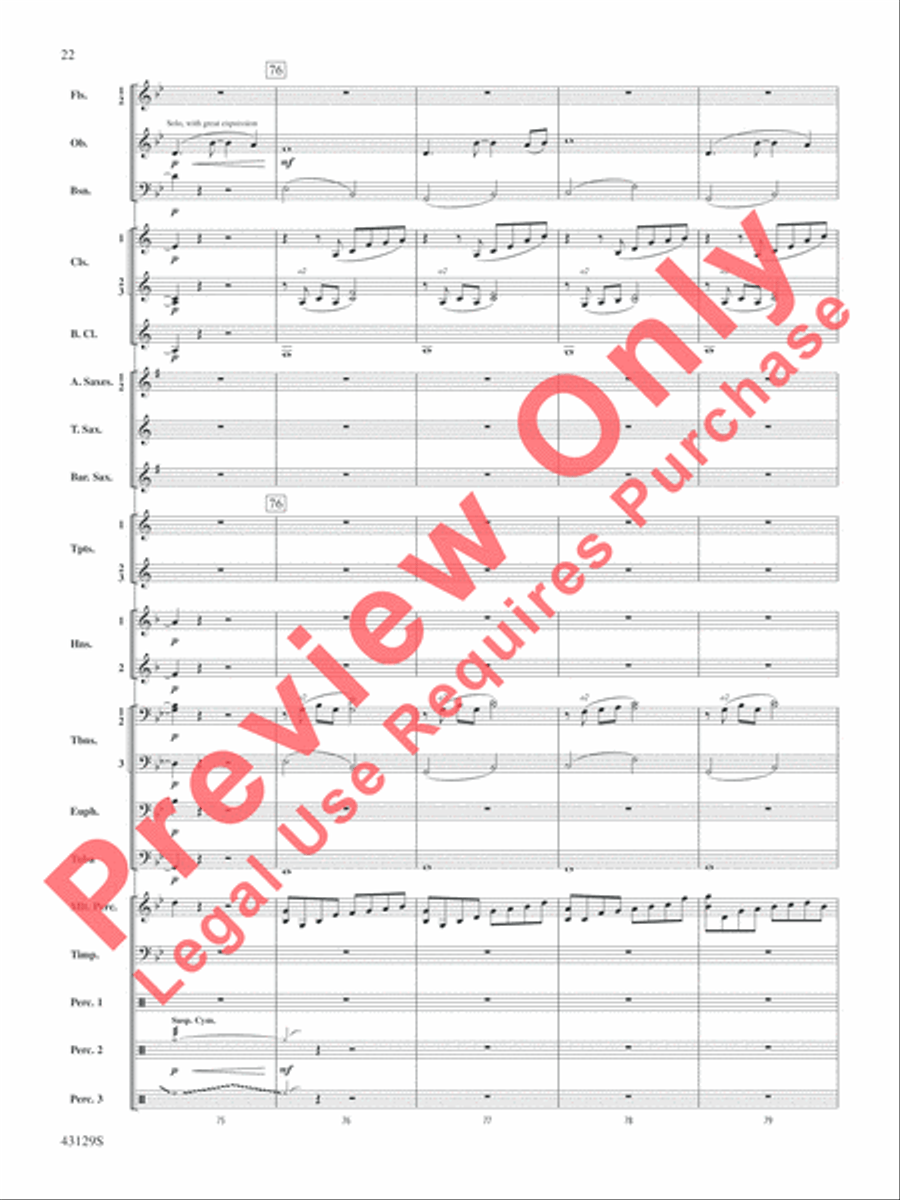 Soundtrack Concert Band scores gallery preview page 23