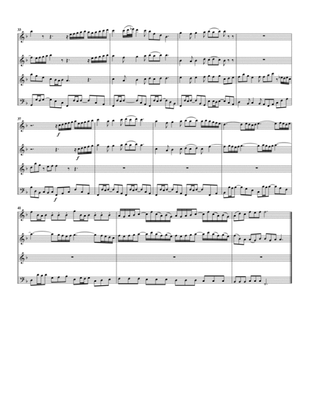 Aria: Jesus, lass dich finden from cantata BWV 154 (arrangement for 4 recorders (AAAB))