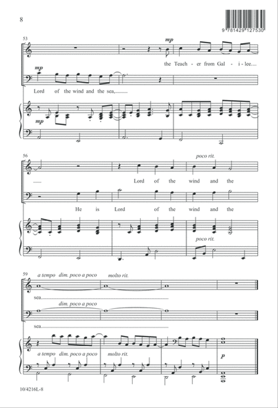 Lord of the Wind and the Sea 3-Part scores gallery preview page 9