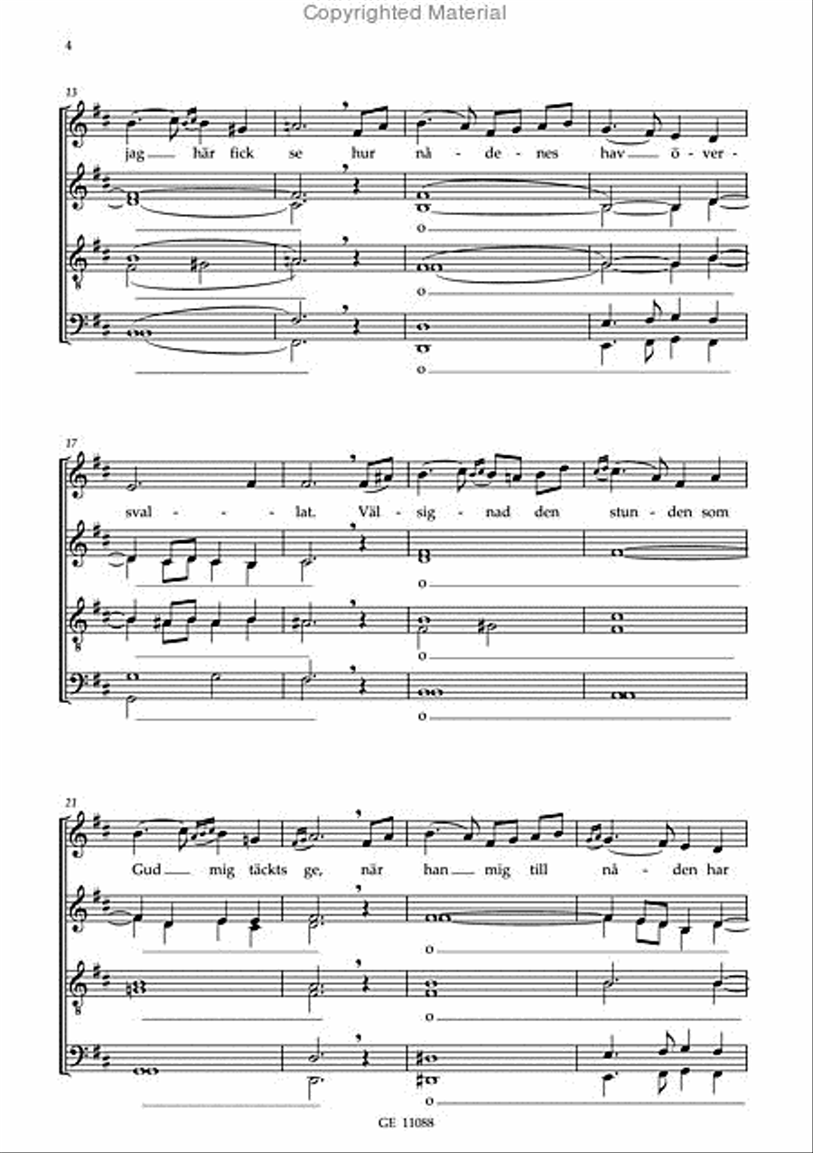 Gammal fabodpsalm fran Dalarna Divisi scores gallery preview page 3
