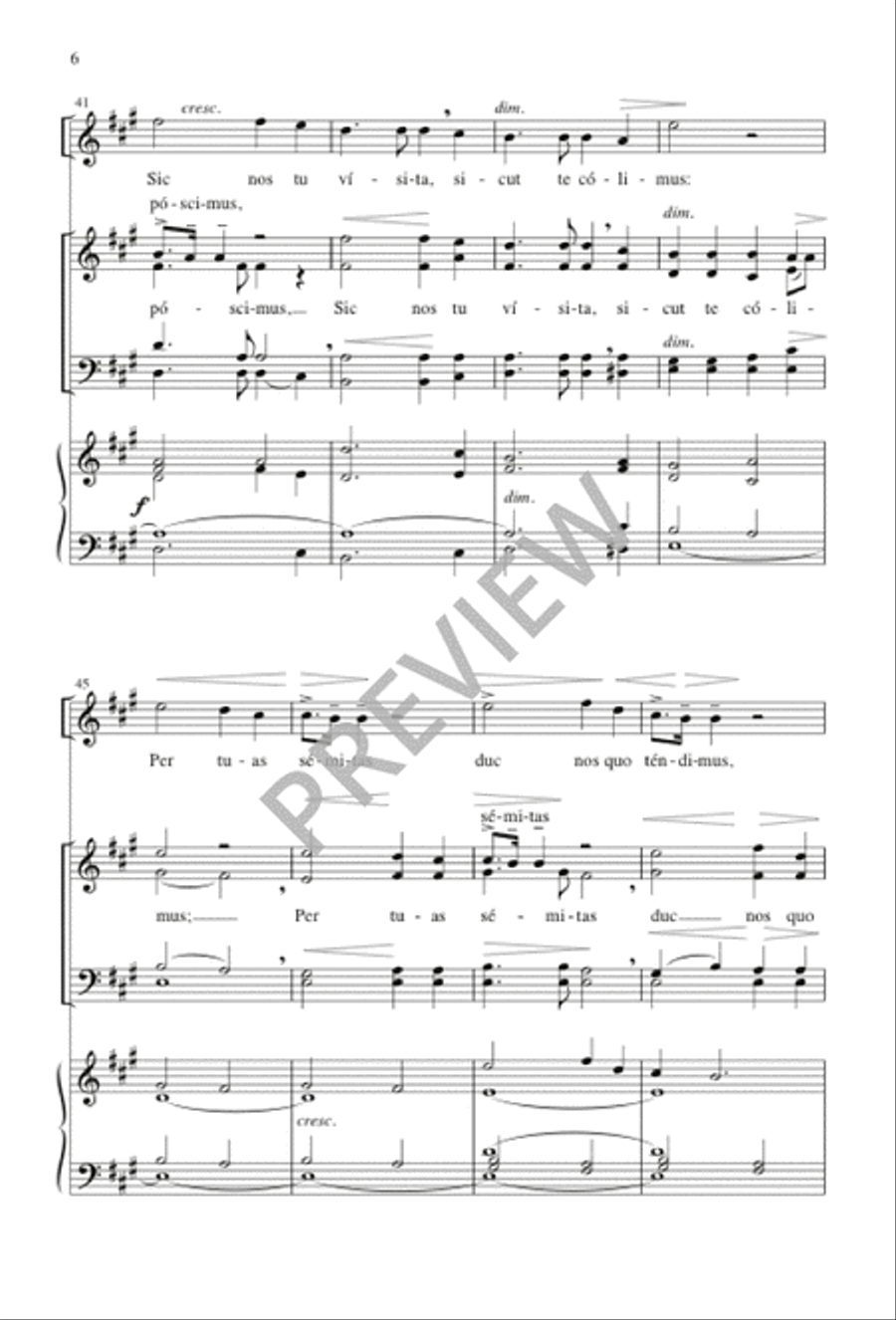 Panis Angelicus 4-Part scores gallery preview page 5