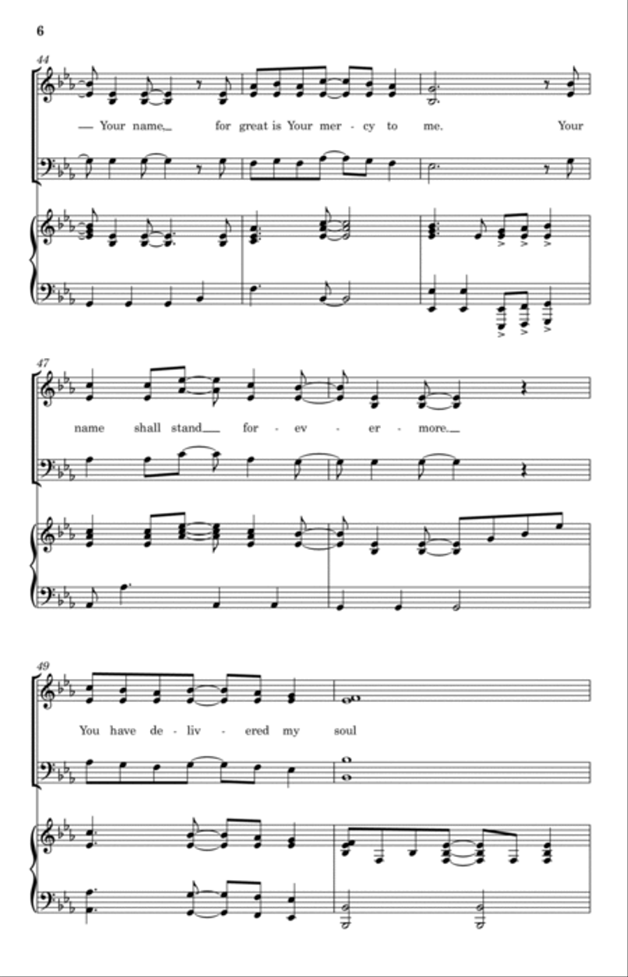 Teach Me Your Way (SATB) 4-Part scores gallery preview page 6
