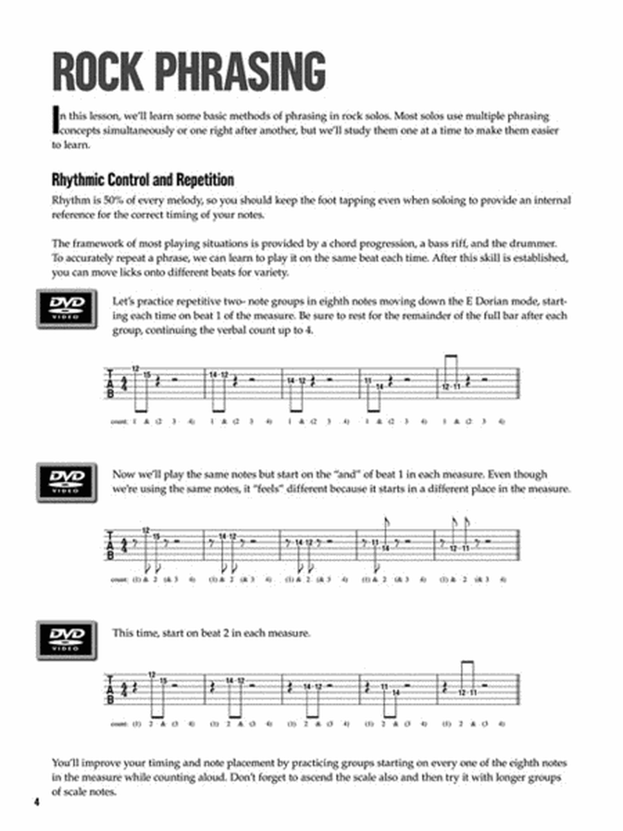 Guitar Soloing - At a Glance