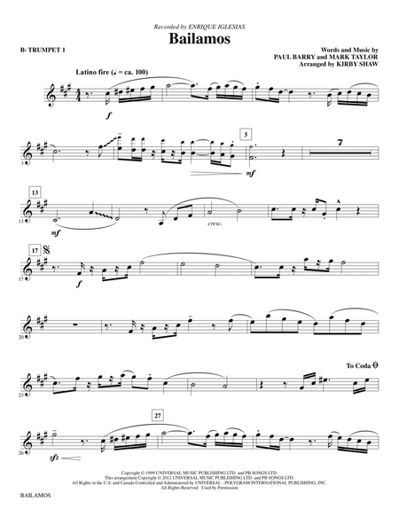 Bailamos - Bb Trumpet 1