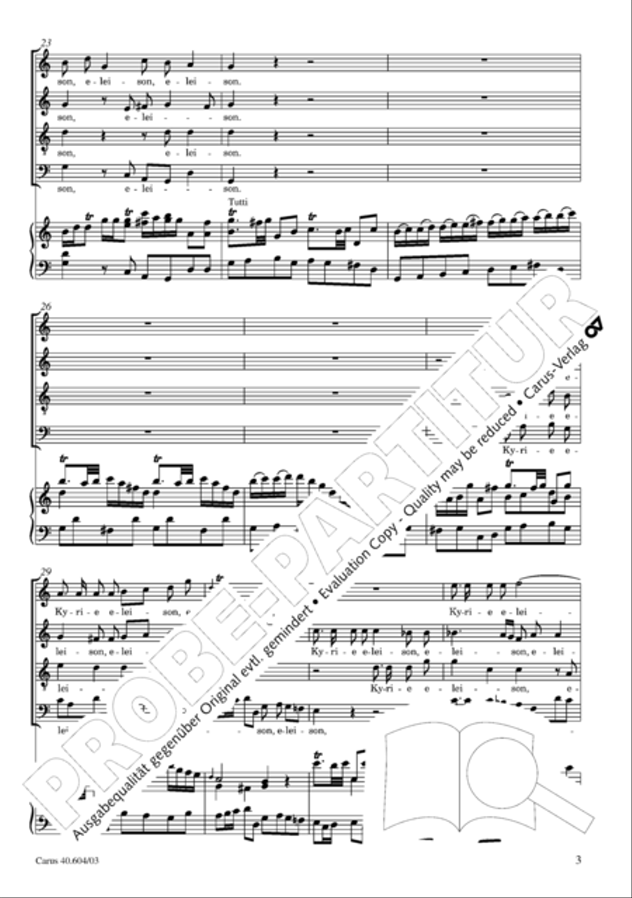 Grosse Mariazeller Messe in C 4-Part scores gallery preview page 12