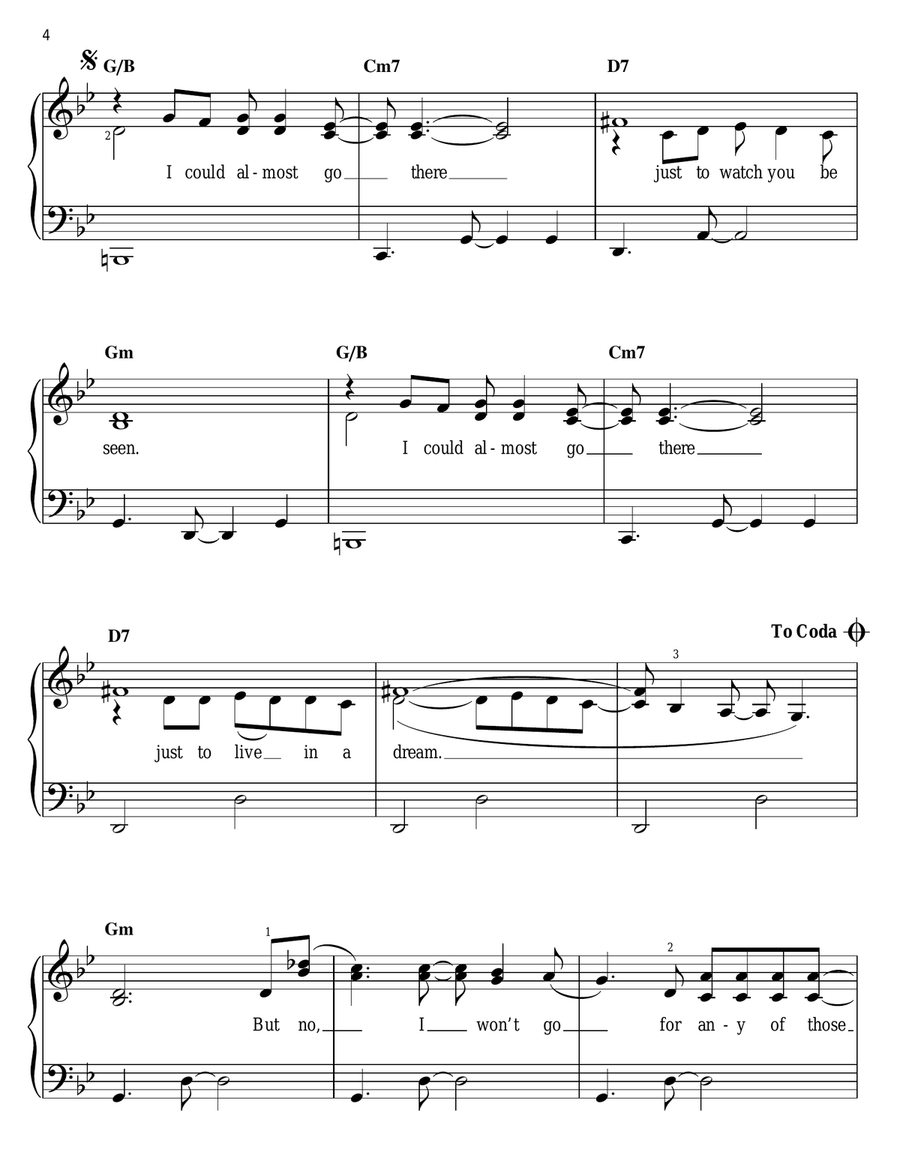I've Got To See You Again Easy Piano scores gallery preview page 4