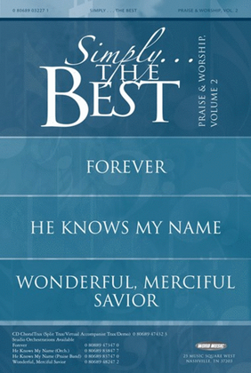 Book cover for Simply The Best: Praise & Worship V2 - Booklet