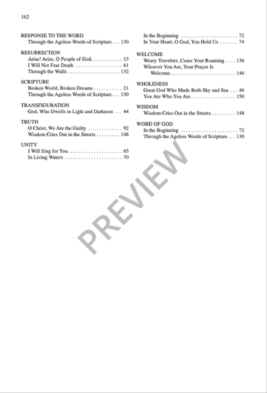 Sing No Empty Alleluias Sacred scores gallery preview page 148