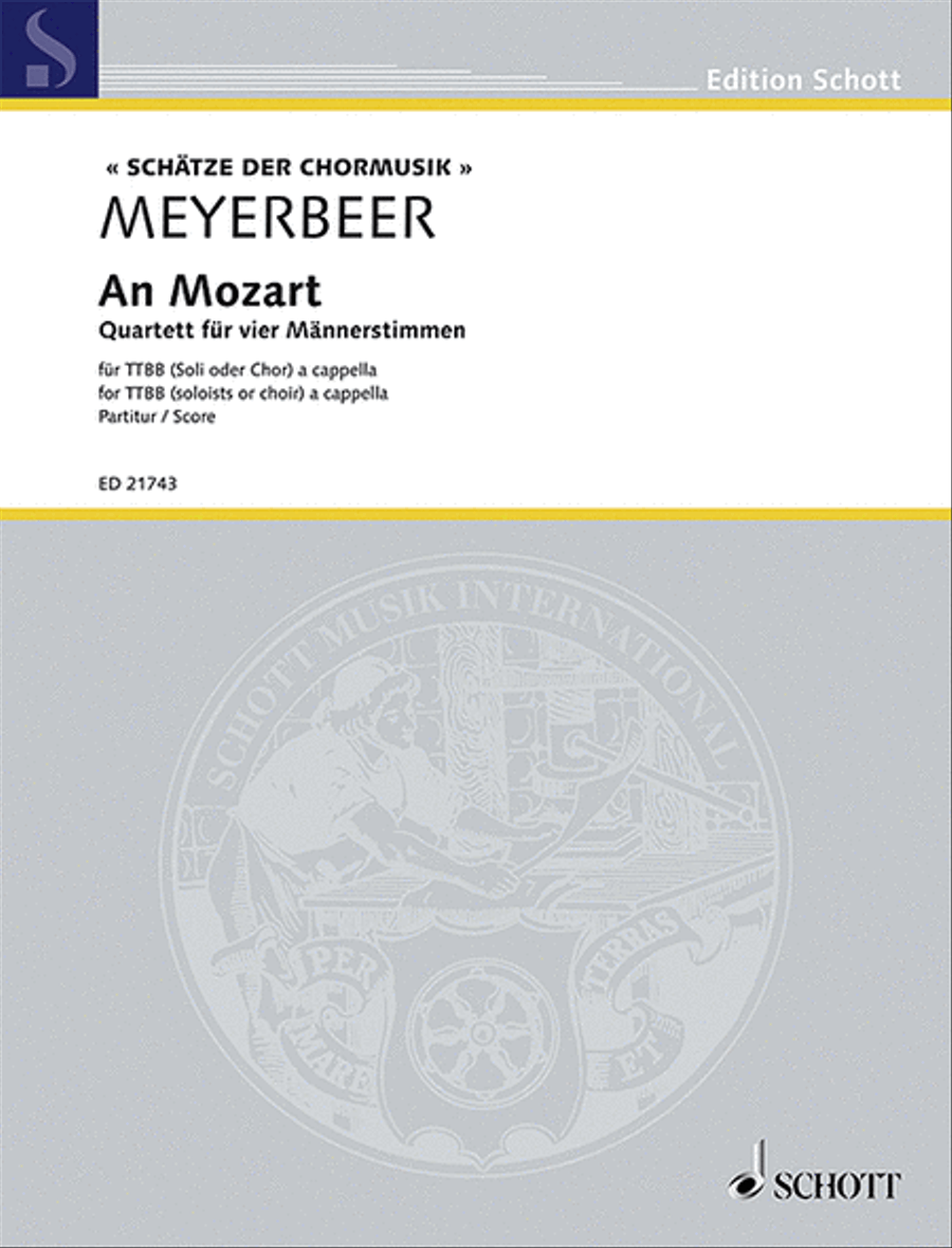 An Mozart TTBB scores gallery preview page 1
