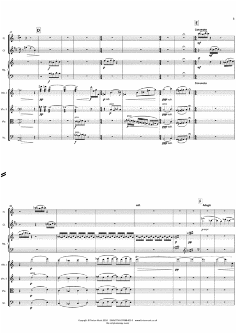 Fragments of a Dream Flute scores gallery preview page 5