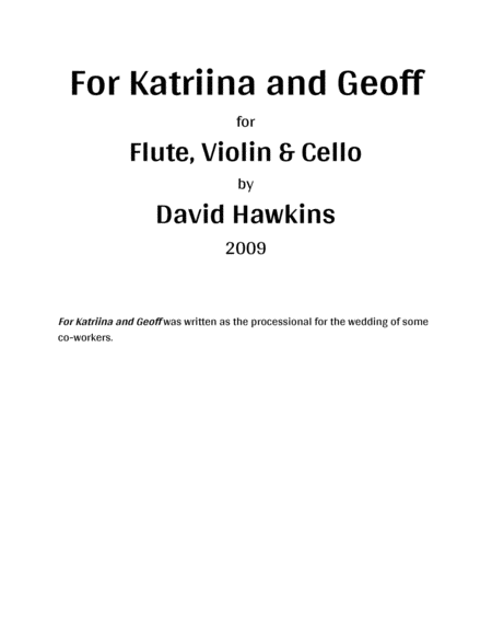 For Katriina and Geoff image number null