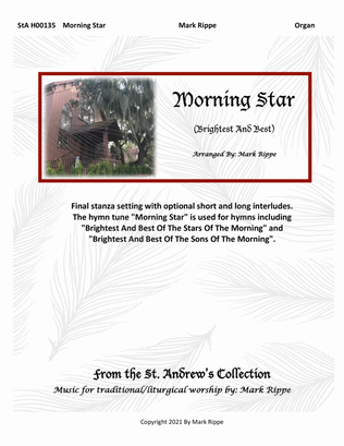 Book cover for Morning Star (Brightest And Best) StA H00135