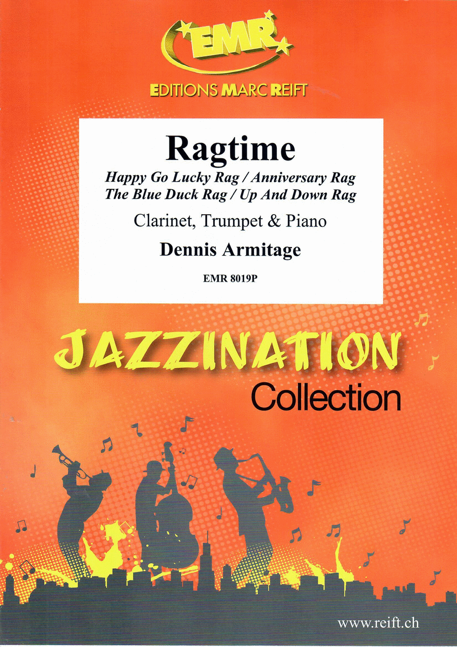 Ragtime Clarinet scores gallery preview page 1