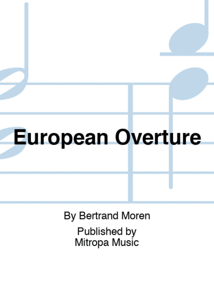 European Overture European Overture Concert Band scores gallery preview page 1
