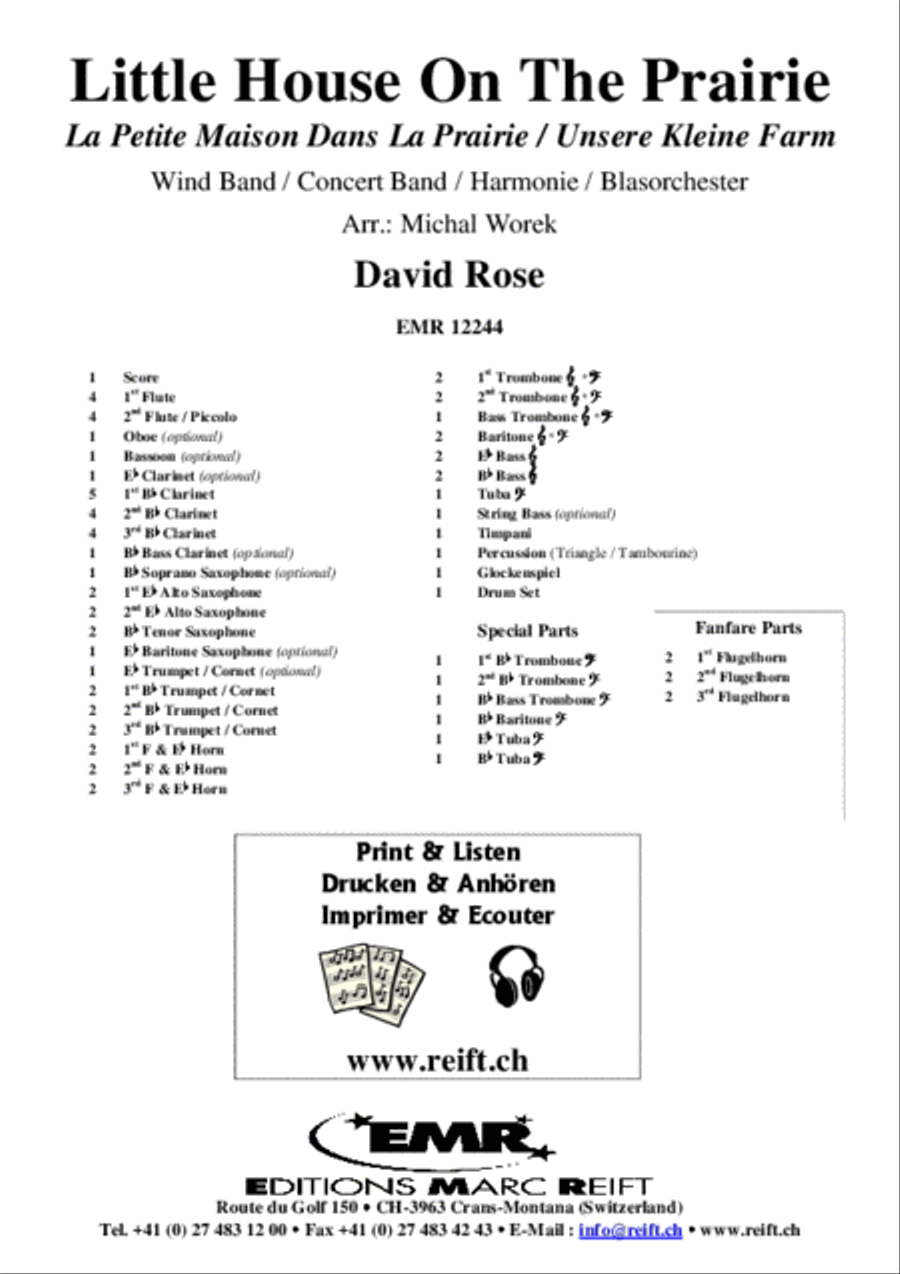 Little House On The Prairie Concert Band scores gallery preview page 2