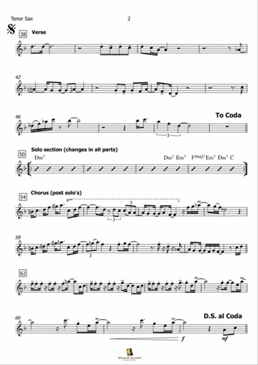 Winelight Alto Saxophone scores gallery preview page 6