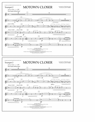 Motown Closer (arr. Tom Wallace) - Trumpet 2