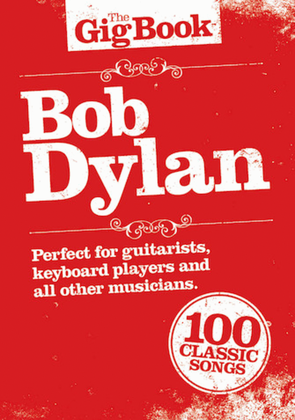 Book cover for Bob Dylan - The Gig Book