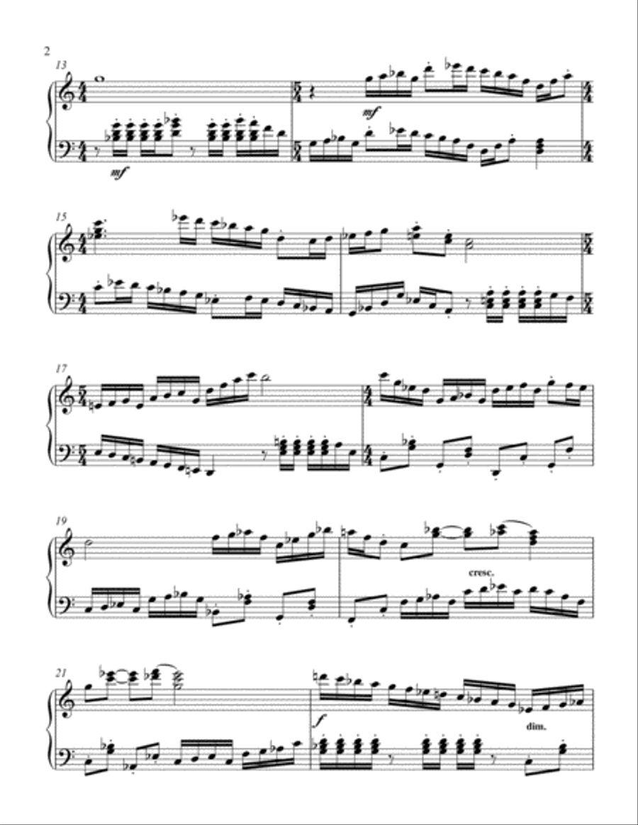 Sonatina for Piano Sonatina for Piano Piano Solo scores gallery preview page 2
