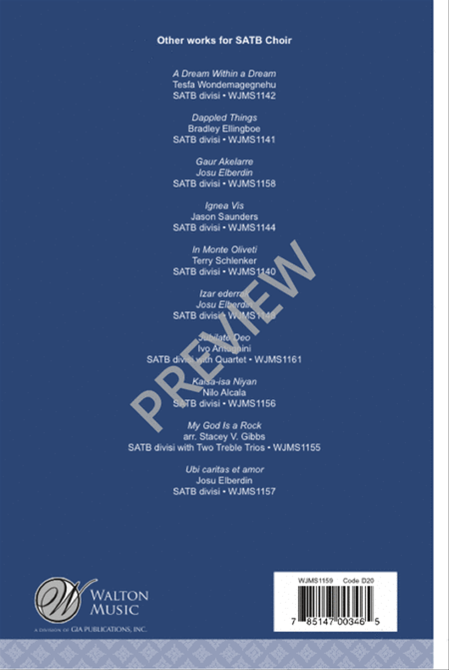 Cantate Domino - SSAATTB Choir scores gallery preview page 21