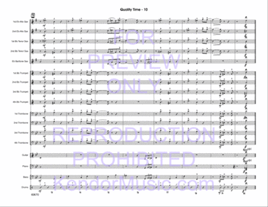 Quality Time Jazz Ensemble scores gallery preview page 11