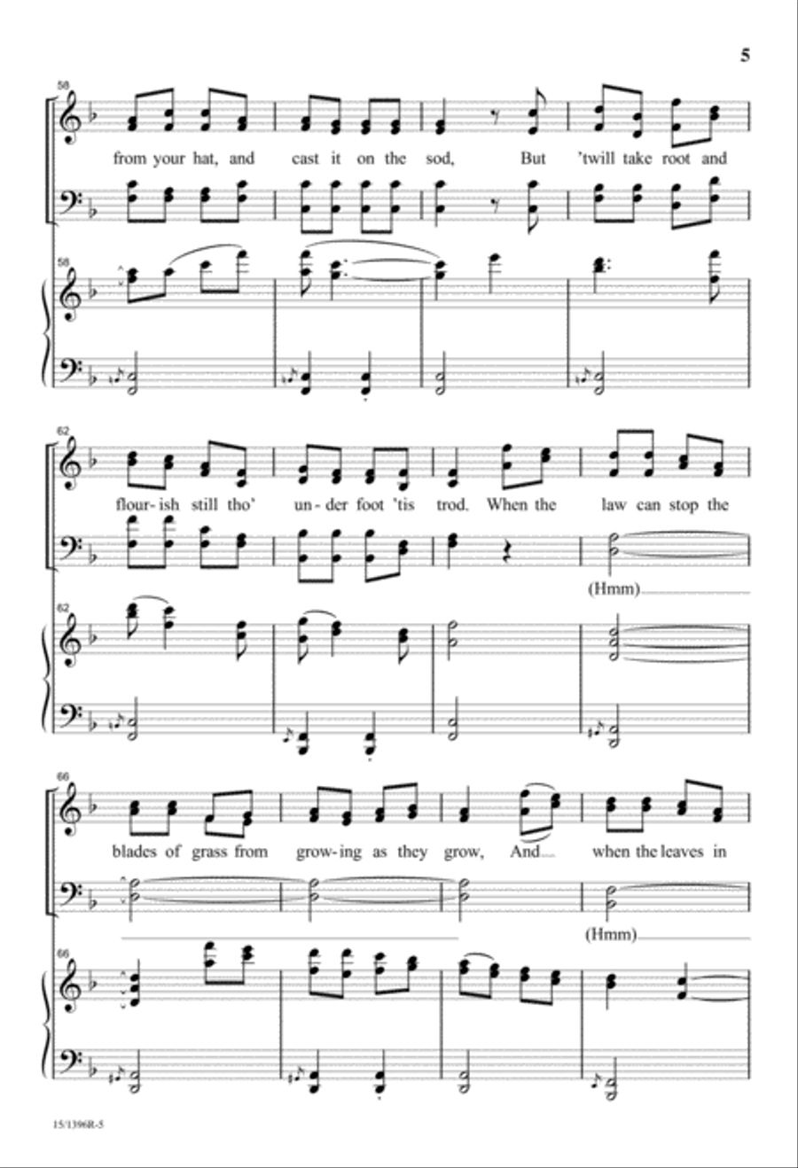 Three Irish Folk Songs Divisi scores gallery preview page 5
