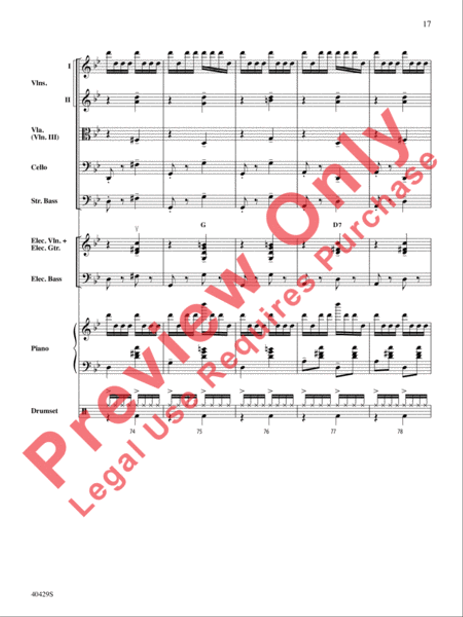 Wish Liszt String Orchestra scores gallery preview page 18
