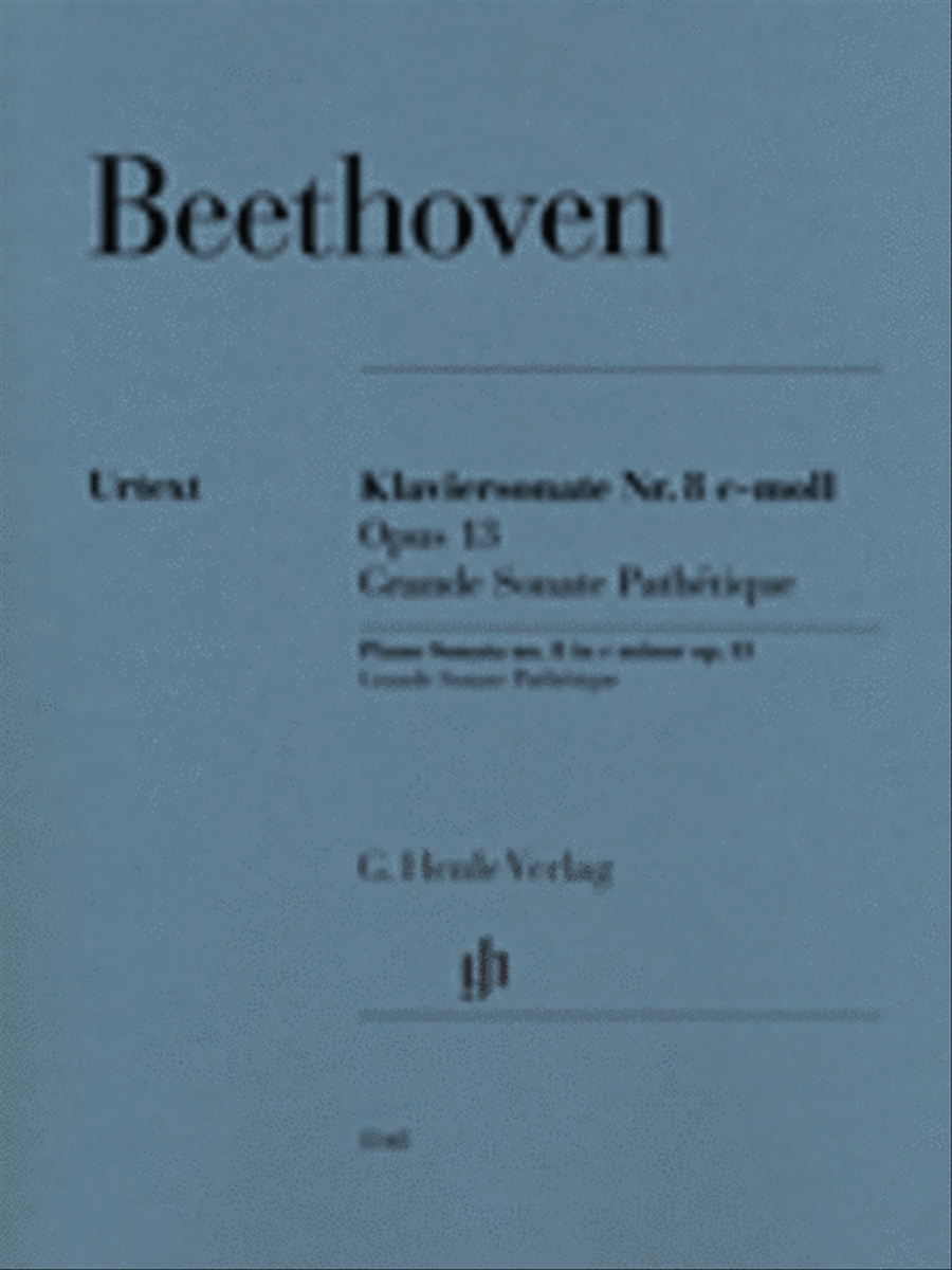 Piano Sonata No. 8 in C Minor, Op. 13 Piano Solo scores gallery preview page 1