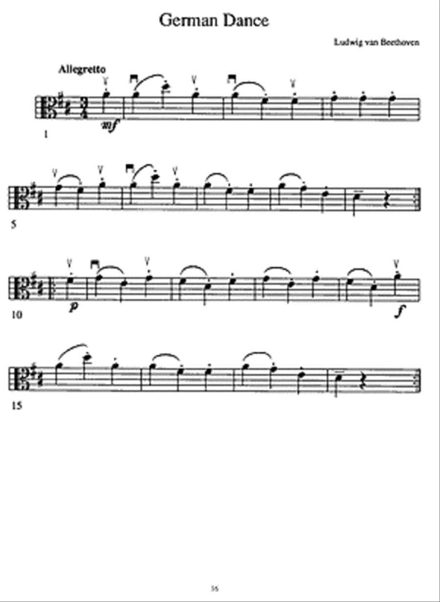 Easy Solos for Beginning Viola Viola Solo scores gallery preview page 2