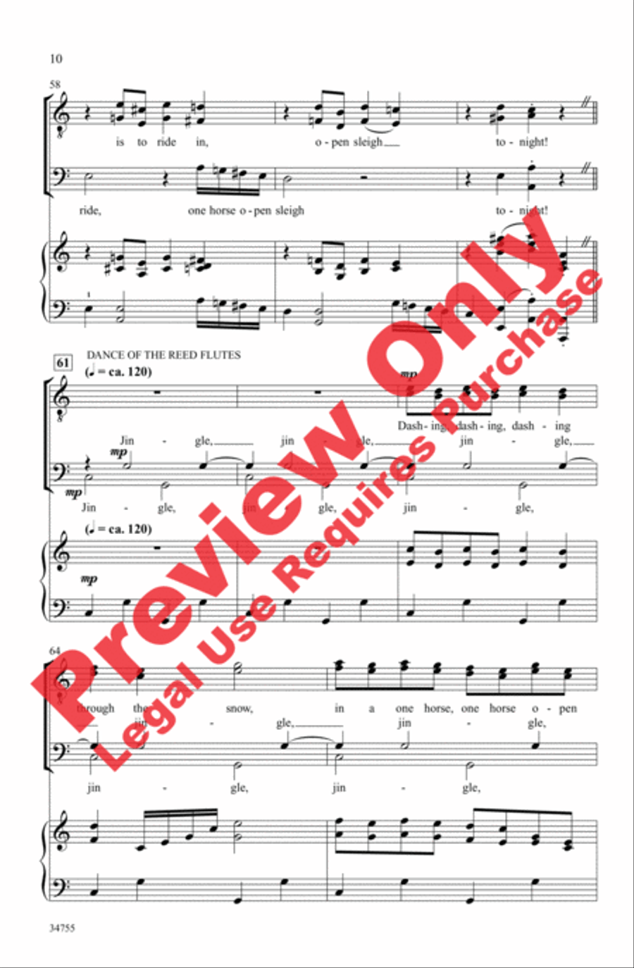Nutcracker Jingles Nutcracker Jingles Men's Choir scores gallery preview page 9
