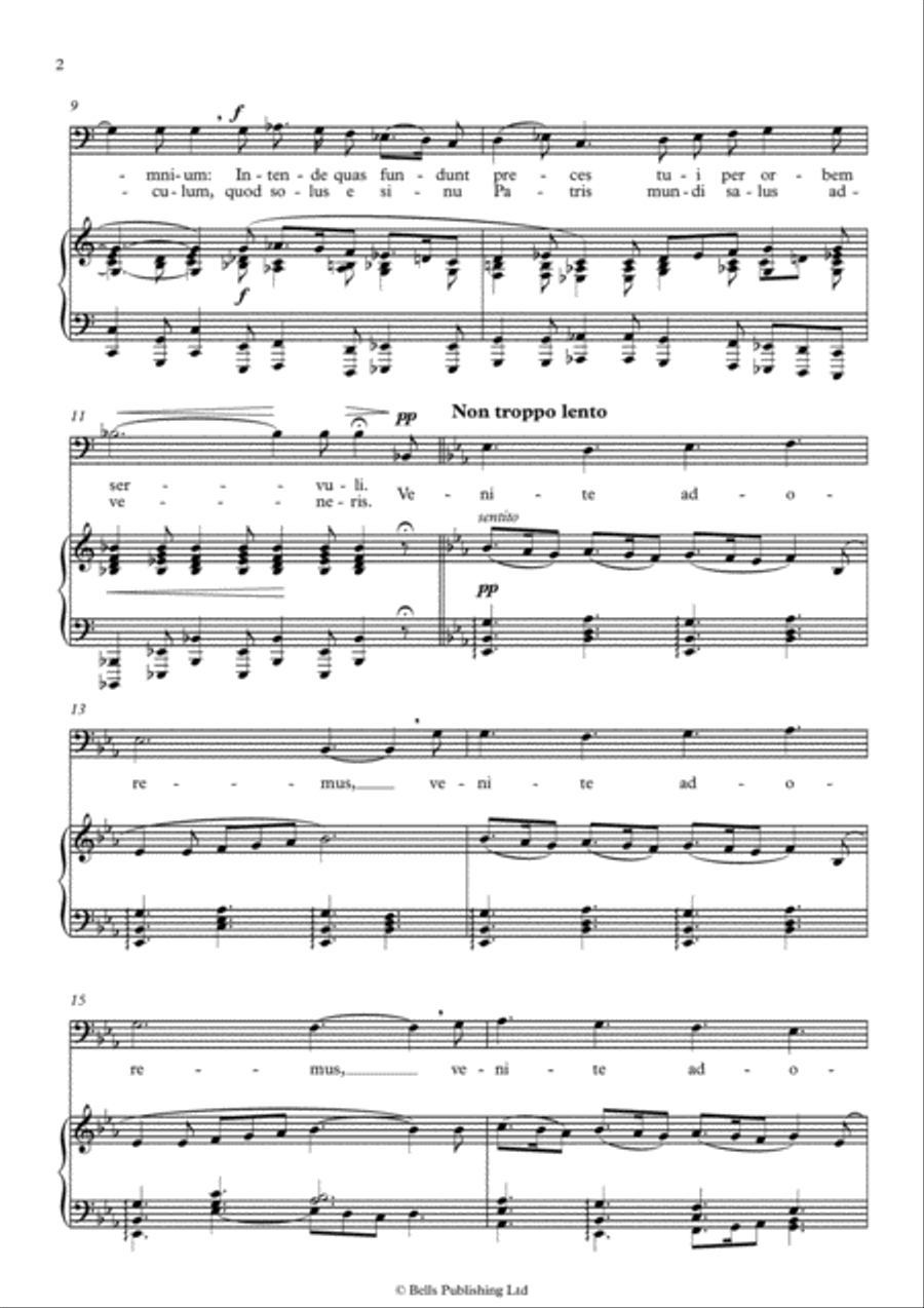 Gesu Bambino (C Major) Gesu Bambino (C Major) Voice Solo scores gallery preview page 2