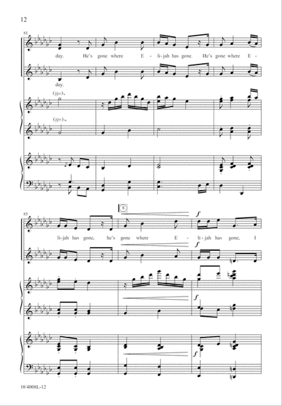 Peter, Go Ring Them Bells SSA scores gallery preview page 13