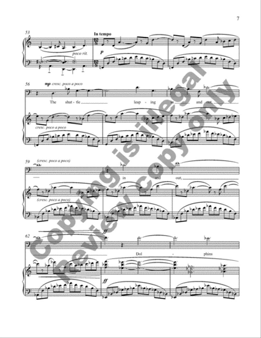 Everyone Sang: Four Songs for Baritone and Piano image number null