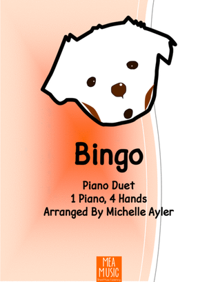 Bingo Piano Duet Student and Teacher)